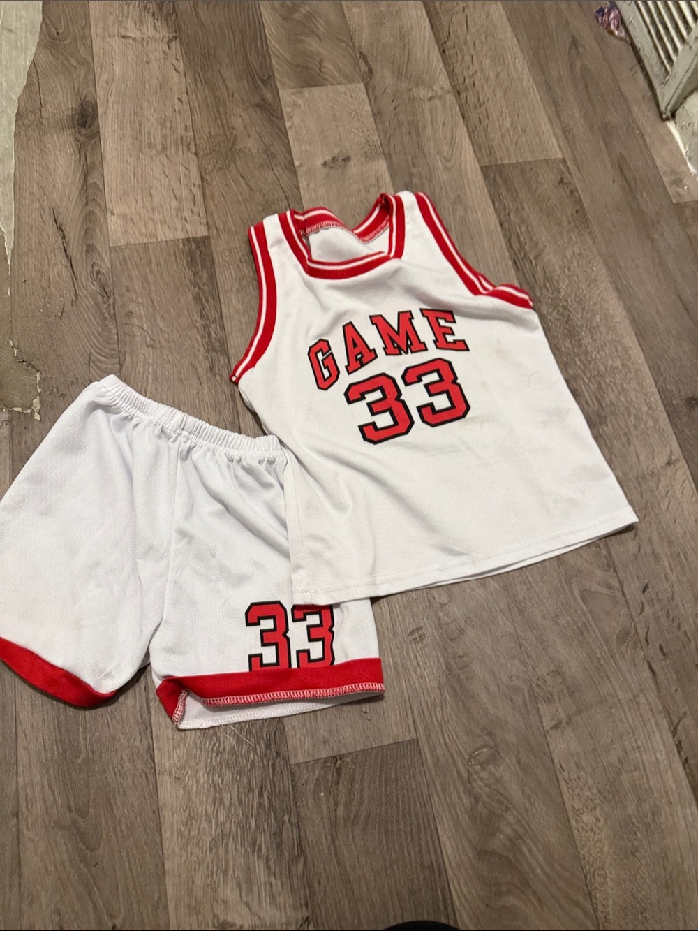 Original Use Kids Swim Set White and Red - 'Game 33'